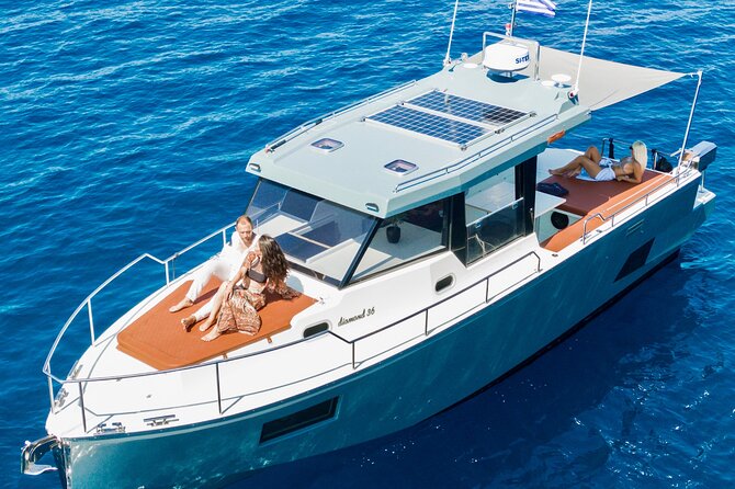 Diamond 36 Private Motor Yacht Caldera Cruise - Thirassia and the quiet side of the caldera