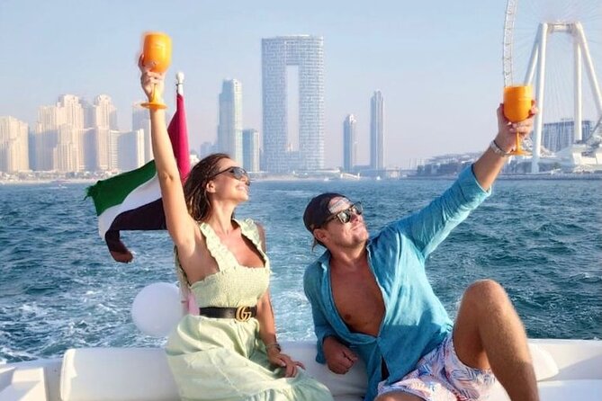 Dubai 3 Hour Private Luxury Yacht Charter with Jet Ski Option - Burj Al Arab and Dubai’s sail-shaped icon