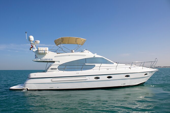 Dubai 3 Hour Private Luxury Yacht Charter with Jet Ski Option - Palm Jumeirah and the approach to Atlantis