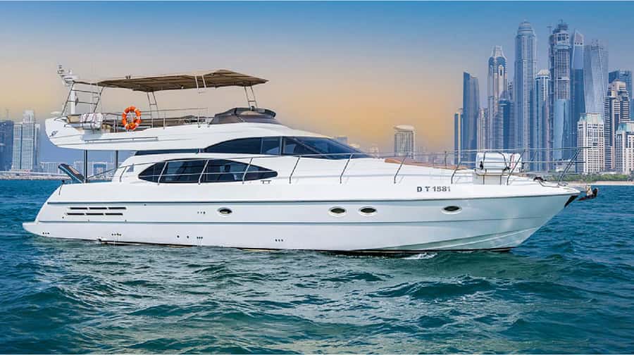 Dubai: 58-Feet Yacht Sea Trip - Atlantis the Palm Makes the Longer Cruise Worthwhile