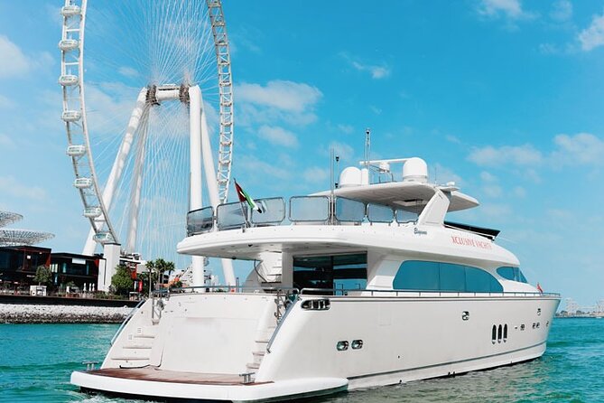 Dubai Harbour Luxury Yacht Tour with BBQ & Drinks - Palm Jumeirah is best seen from the water