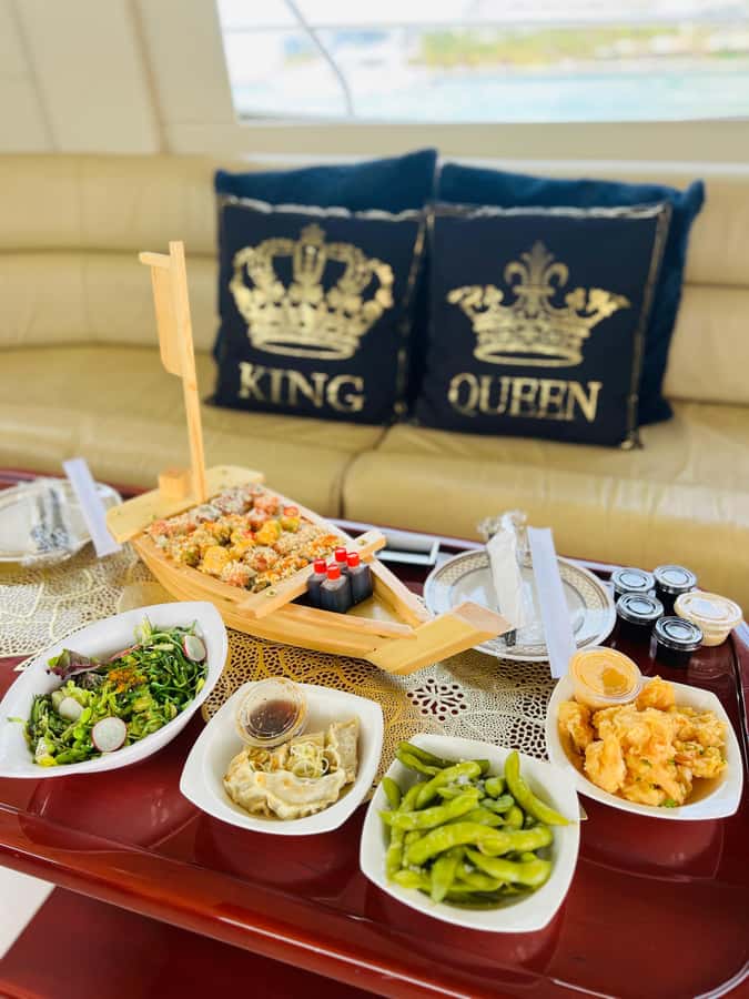 Dubai: Luxury Private 50 FT Yacht Cruise + Optional Sushi - Setting out for the Dubai coastline