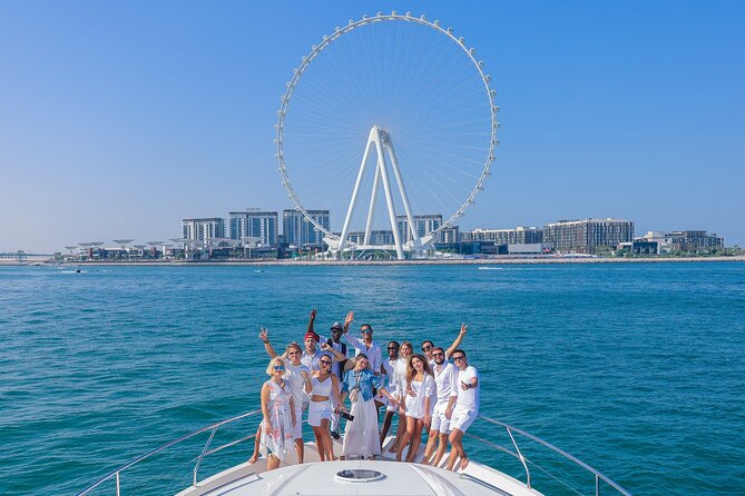 Dubai Luxury Yacht Tour with Live BBQ & Drinks - Bluewaters Island and Ain Dubai bring the strongest photo stops