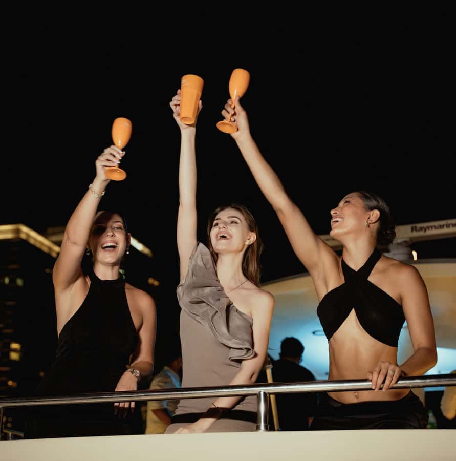 Dubai: Marina Yacht Party with BBQ, Unlimited Drinks and DJ - What kind of night is this?