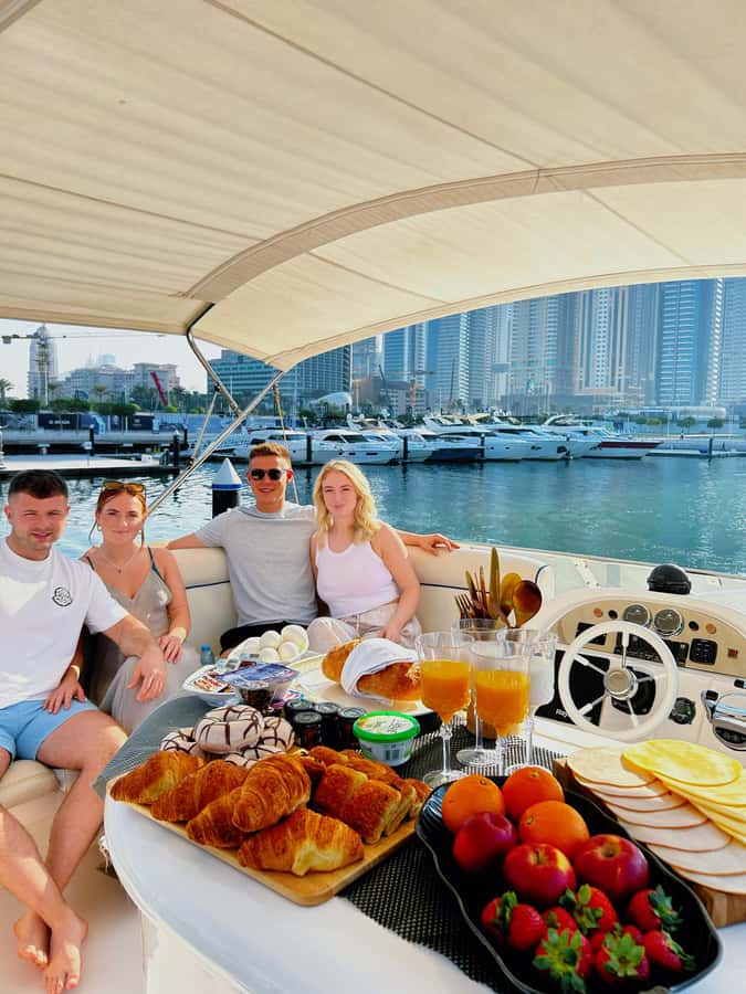 Dubai: Private Luxury Yacht Cruise + Optional Breakfast - A quiet morning on Dubai’s coast