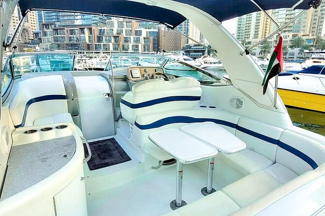 Dubai: Private Yacht Cruise on a 34 Ft Yacht - Burj Al Arab from the water