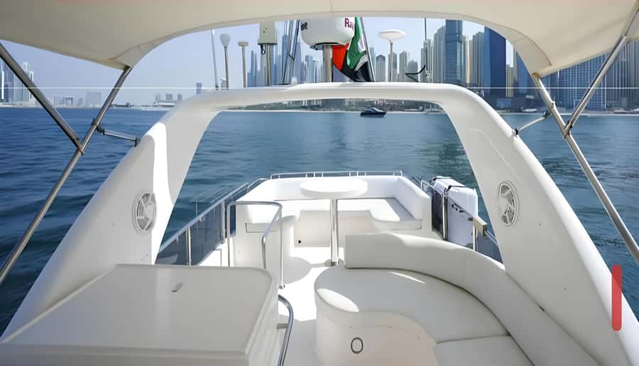 Dubai: Private Yacht Tour Experience with Soft Drinks - Food, drinks, and onboard comforts