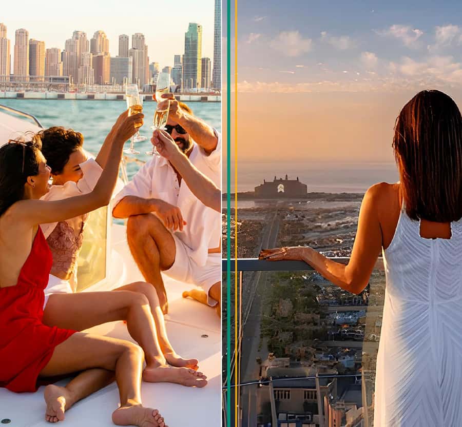 Dubai: The View At The Palm Ticket & 1.5 Afternoon Yacht - Why the two-part format works