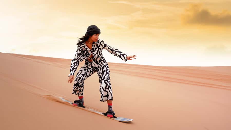 Dubai Waves & Dunes: Luxury Yacht Cruise w/ Red Dunes Safari - Forty-five minutes of dune bashing