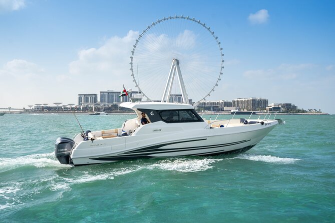 Dubai Yacht Book 36ft Yacht on rent in Dubai up to 10 persons - A Private Yacht View of Dubai