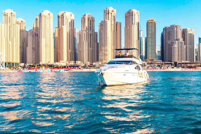Dubai Yacht Rental - Book 58 ft Private Yacht up to 28 persons - What the $602.82 group price means