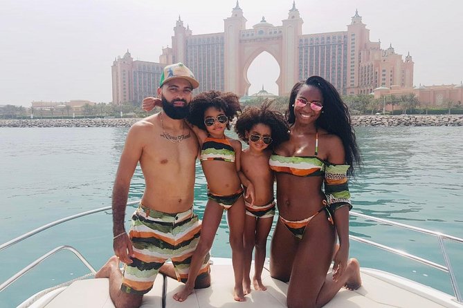 Dubai Yacht Sea escape Cruise, Swim, Tan & Sightsee! - A swimming stop in warm Gulf water
