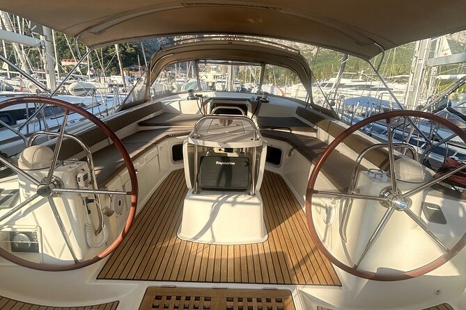 Dubrovnik Private Boat Tour - Luxury Sailing Yacht Cruise - Leaving ACI Marina Dubrovnik in Komolac