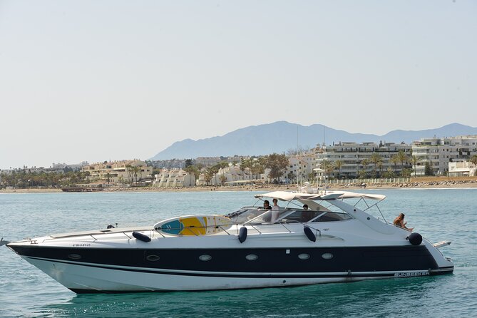 Enjoy the Marbella Coast on the Sunseeker 63 Predator Yacht - Choosing west toward Puerto Banús