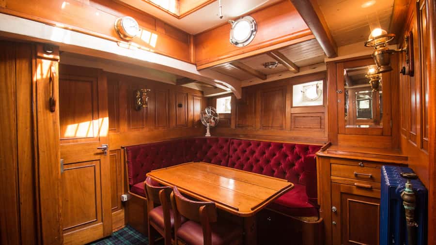 Evening Champagne Cruise on Historic 1935 Motor Yacht. - The lake at evening light