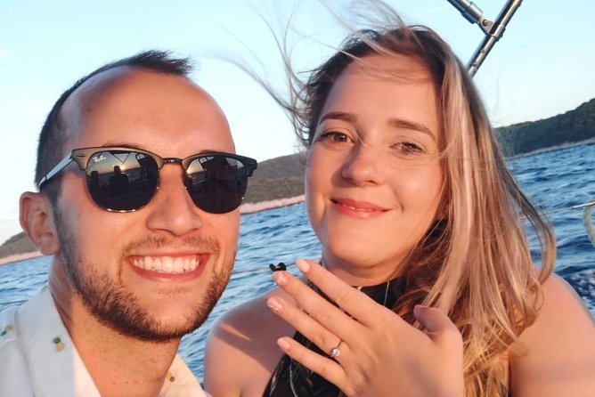 Experience Romantic Sunset Sailing on a modern 36ft (11m) sail yacht | Hvar - Sailing out of Hvar as the harbor settles down