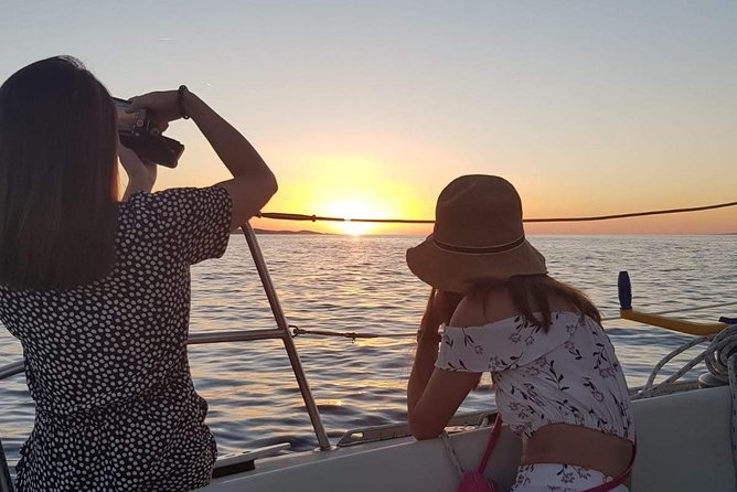 Experience Romantic Sunset Sailing on a modern 36ft (11m) sail yacht | Hvar - Returning to Hvar after the last light