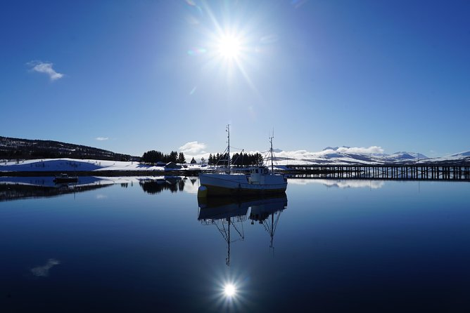 Fjordcruise in a Luxury Yacht Arctic Queen - The Tirpitz area and its short historical stop