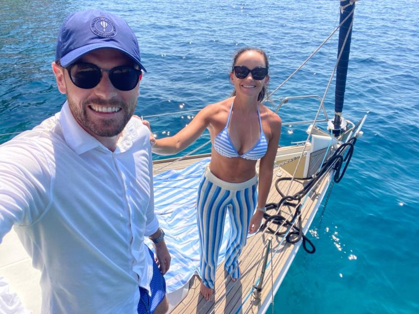 From Hvar: Boat Tour to Pakleni Islands on a Comfort Yacht - Sailing toward the first Pakleni Islands bay