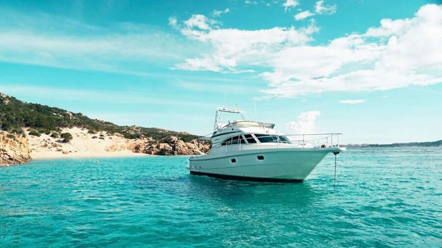 From Palau: La Maddalena Archipelago Yacht Tour with Lunch - Two hours at Cala Santa Maria