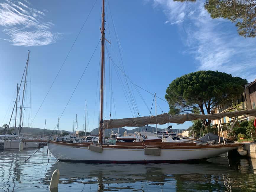 From Port Grimaud: Half-Day Classic Yacht Sailing Experience - What To Bring For Four Hours Afloat