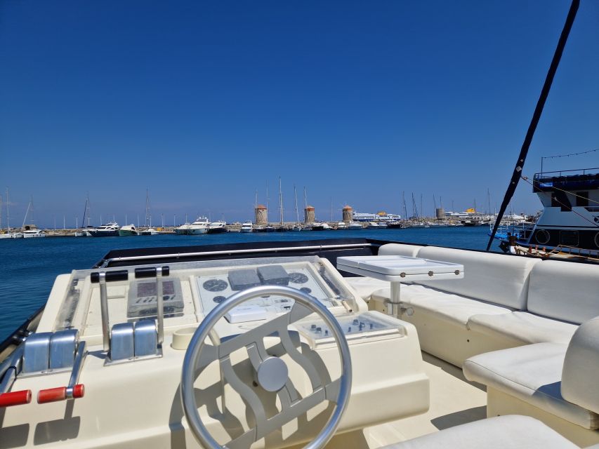 From Rhodes: Yacht Cruise to Lindos with Lunch and Drinks - Drinks, lunch, and what to pack