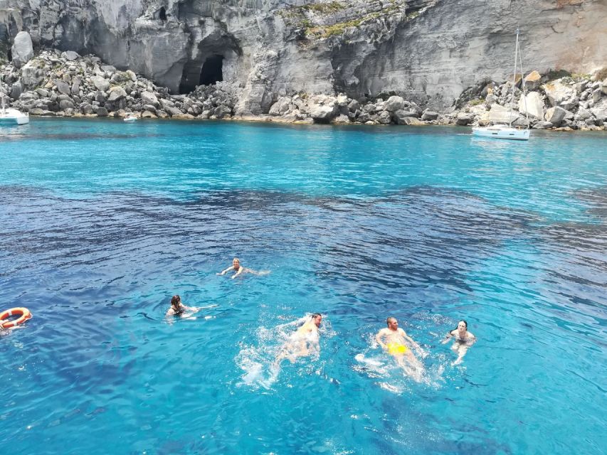From Trapani: Favignana and Levanzo Yacht Tour with Stops - Lunch with a view from the yacht