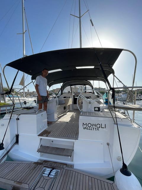 From Valletta: Romantic Sunset Cruise on a Sailing Yacht - Music, proposals, and special occasions