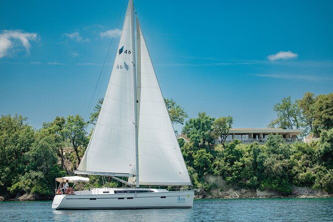 Full Day Cruise on Sailing Yacht in Corfu Island - Strogylo Beach gives you the longest swim stop