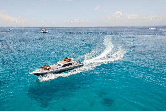 Full Day Nusa Penida by Honey Milk Yacht 13 meters - First water stop: Bali Hai Lagoon and the Lembongan coral gardens