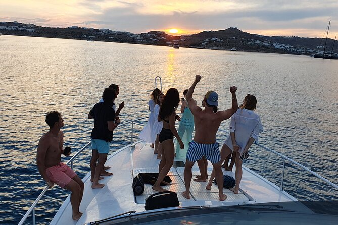 Full Day Private Yacht Cruise in Mykonos on a Ferretti Altura 52s - A private yacht day that bends to your schedule