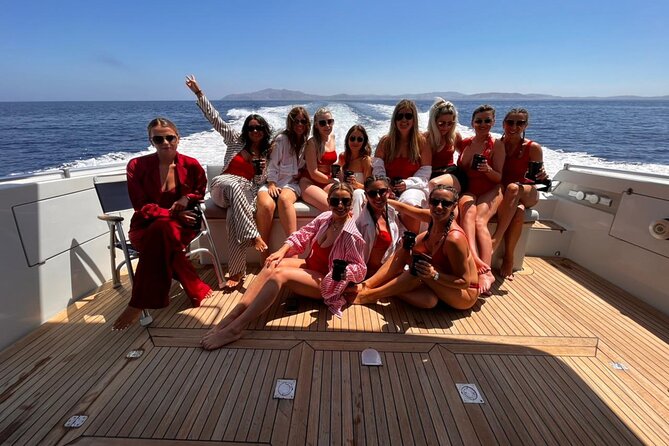 Full Day Private Yacht Cruise in Mykonos on a Ferretti Altura 52s - The Mykonos cruise and its three-hour island focus