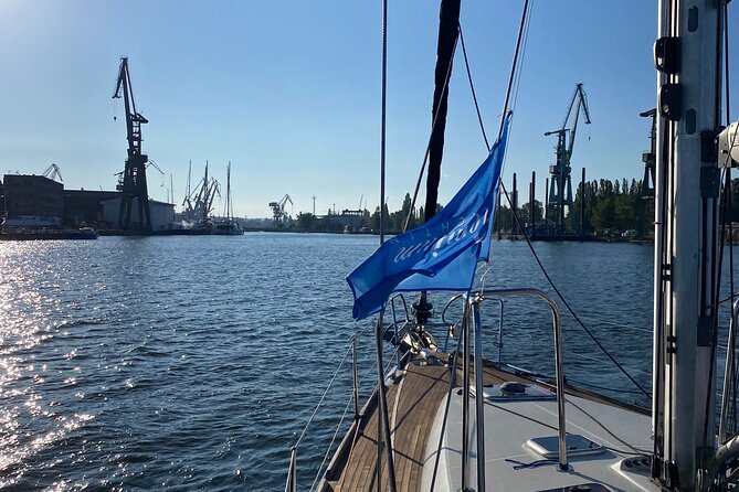 Gdansk Motlawa and Port Yacht Cruise with Welcome Drink - A port cruise, not just an old-town boat ride