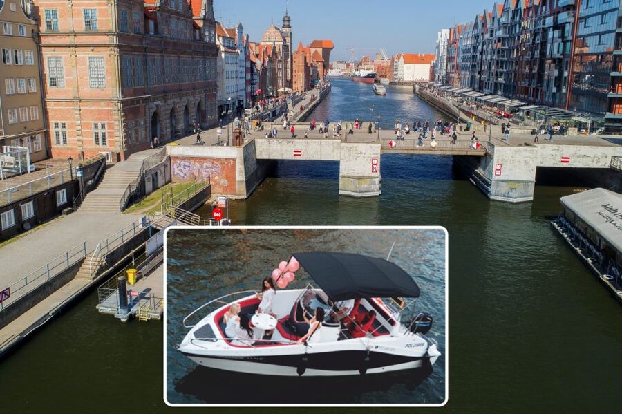 Gdańsk: Motlawa River Yacht Cruise - Ołowianka and Granary Island from the water