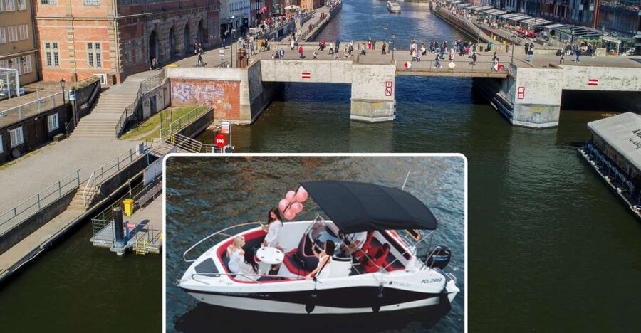 Gdańsk: Motlawa River Yacht Cruise - The shipyards and modern Gdańsk