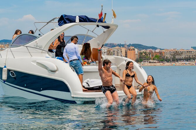Gobbi Yacht Rental in Barcelona 9 Pax 2/4/8hs - Leaving Port Olímpic for a wider view of Barcelona