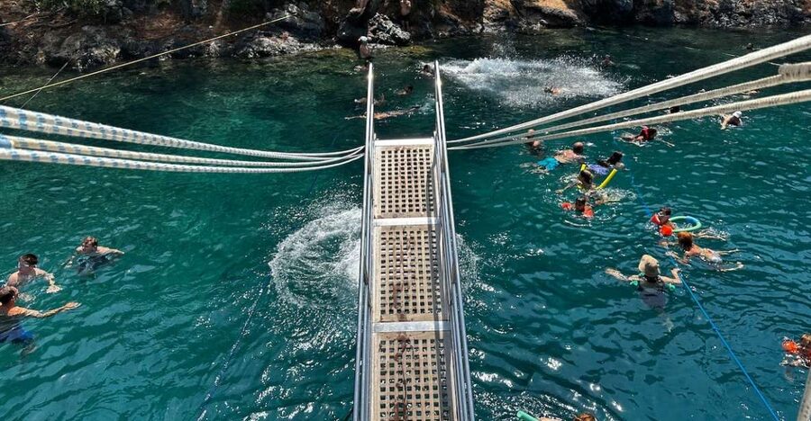 Gocek: Yacht Trip and 12 Island Full-Day Tour with Lunch - Kille Bay sets the swimming pattern