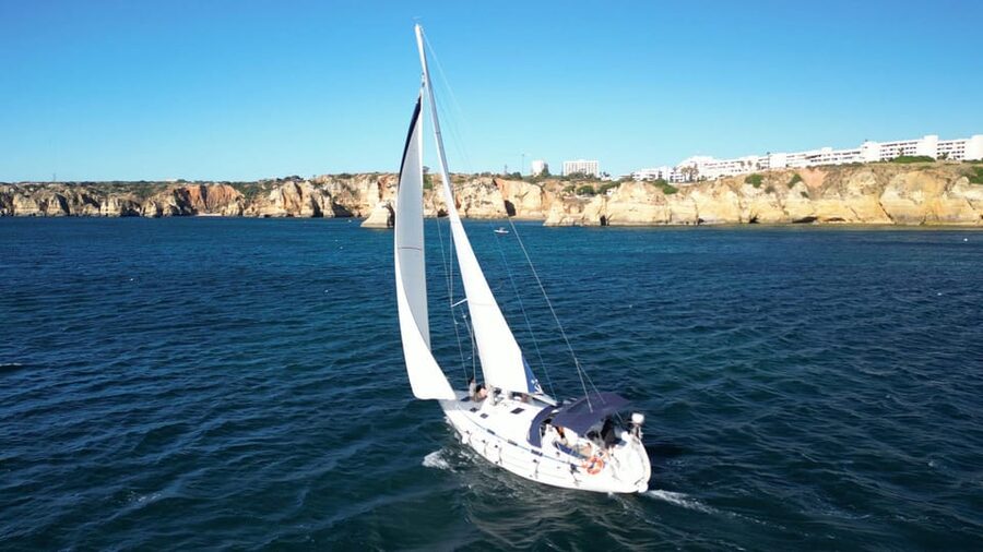 Golden Hour on Elegant Yacht: Sunset Tour in Lagos, Algarve - Setting out from Lagos Marina