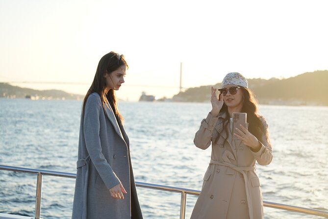 Guided Bosphorus Afternoon Cruise on Yacht - Under the first bridge toward Bebek