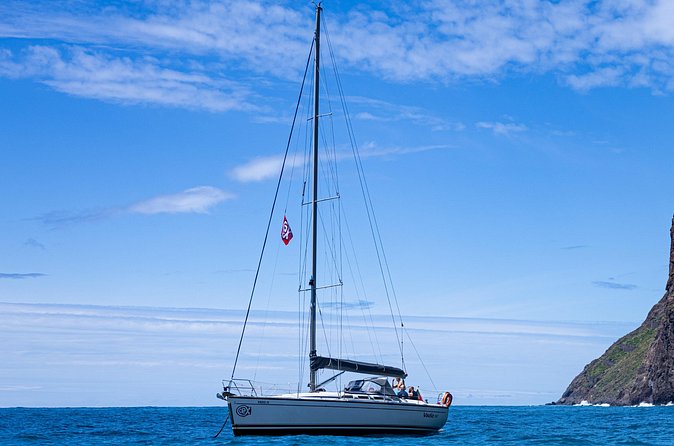 Half-Day Boat Trip Madeira Funchal- Private Yacht Snacks & Drinks - Snacks, fruit, and a cheese board on deck