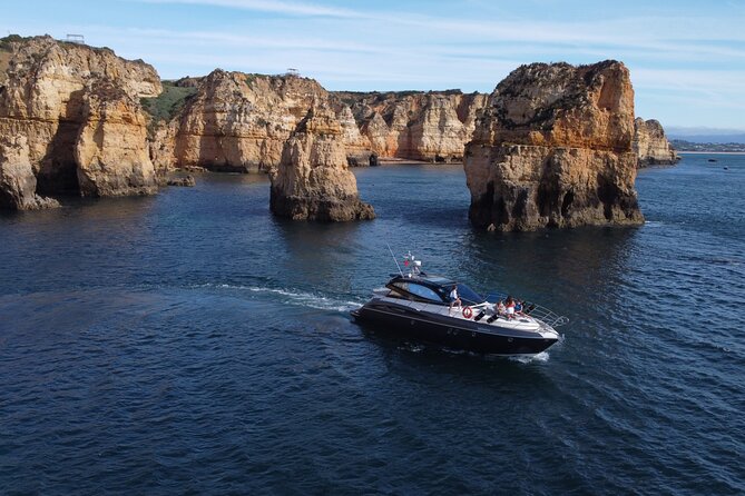 Half Day Private Charter morning /afternoon Yacht in Lagos - Ponta da Piedade from the water