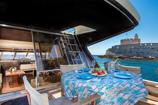 Half-Day Private Yacht Cruise in Rhodes - The crew service and what to expect onboard