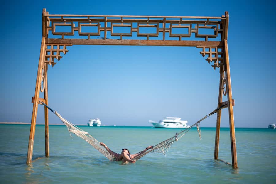 Hurghada: Elegance Yacht Cruise To Orange bay Island W lunch - Orange Bay gives you one hour of island time