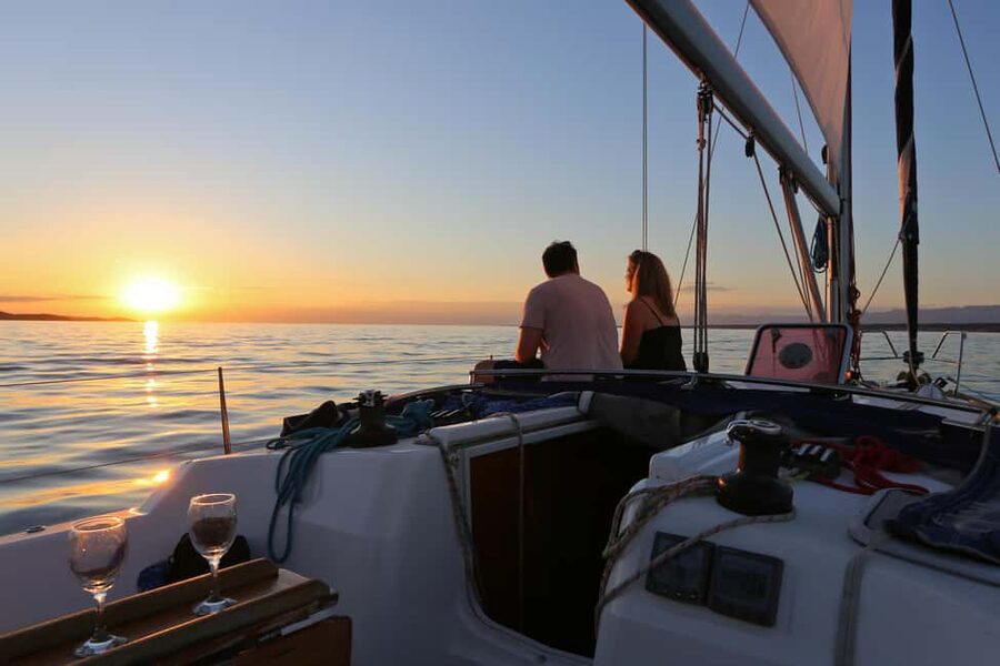Hvar: Romantic Sunset Sailing Experience On A Comfort Yacht - Sunset over the water