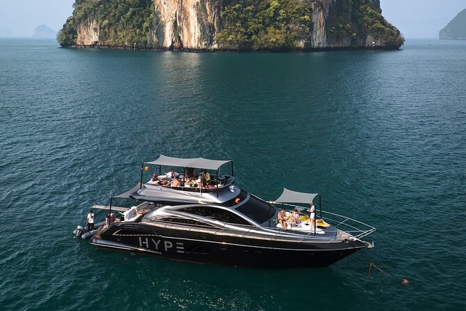 Hype Yacht : VIP Tour Phi Phi Island & Maya Bay from Phuket - Pi Lay Lagoon brings the first swim