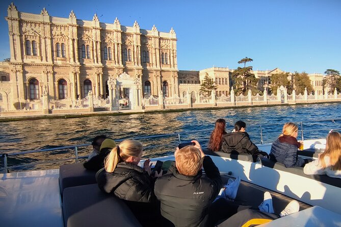 Imperial Splendor: Dolmabahce Palace & Bosphorus Yacht Cruise - Maiden’s Tower and the return toward central Istanbul