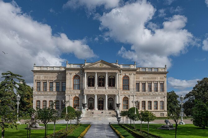 Imperial Splendor: Dolmabahce Palace & Bosphorus Yacht Cruise - Entering Dolmabahçe Palace on the European shore