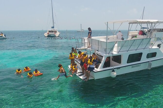 Isla Mujeres Full Day Tour on Yacht with Snorkel and Buffet - Leaving Cancun through the mangroves