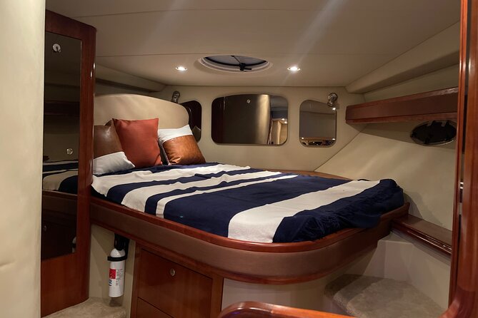 Island Fun Yacht Rental in Miami Beach - Boarding at 401 Biscayne Boulevard