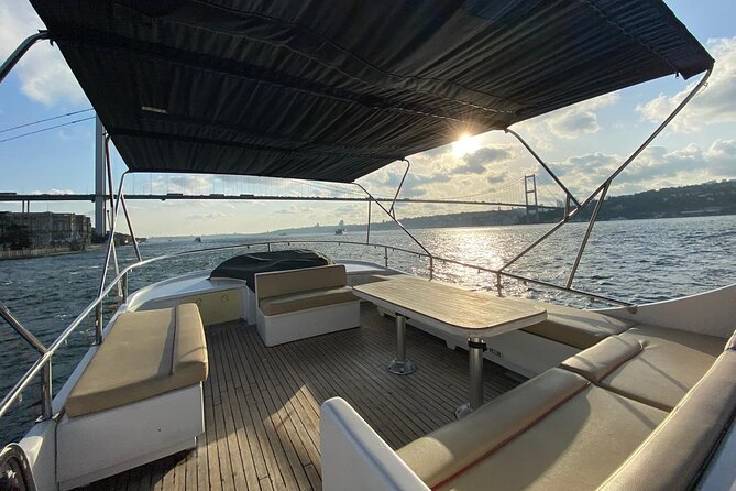 Istanbul Bosphorus Sunset Cruise on a Luxurious Yacht - European shore: palaces, mosques, and bridges